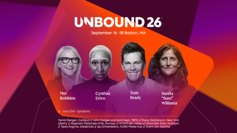 original Meet the headliners for HubSpot's UNBOUND 2026