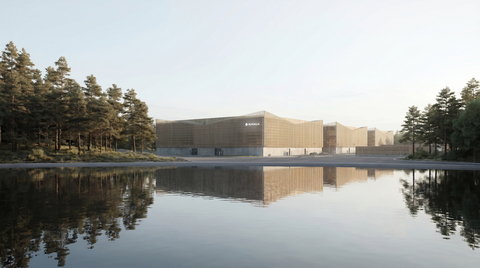 original A rendering of Blykalla’s proposed advanced nuclear reactor park in Sweden