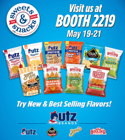 Utz Brands Brings Full Snack Aisle Firepower to Sweets and Snacks Expo 2026