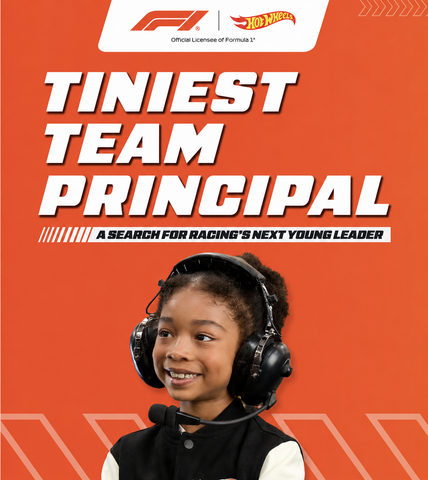 original The Hot Wheels Tiniest Team Principal™ was created for a leader who is obsessed with cars but cannot legally drive them, the kind of kid who treats track building like engineering, customization like a flex, and race day like everything is on the line.
