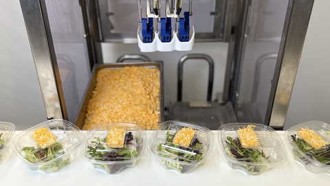 original Deposit assist attaches to Chef’s existing end effector without requiring changes to production line infrastructure.