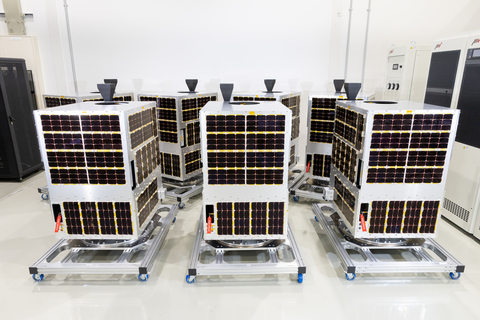 original Seven flight model of GRUS-3 next-generation Earth observation microsatellites ©Axelspace