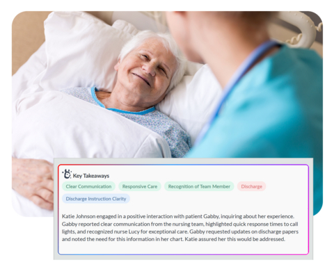Every ambient listening interaction produces AI‑generated summaries that streamline documentation and support follow‑up. Conversation Summary: A concise, factual recap of key topics discussed, actions taken, commitments made, and follow‑up items. Rounder Interaction Summary: An assessment of communication effectiveness, highlighting strengths and identifying opportunities for improvement. Summary length dynamically adjusts based on conversation complexity, ensuring clarity without unnecessary detail.
