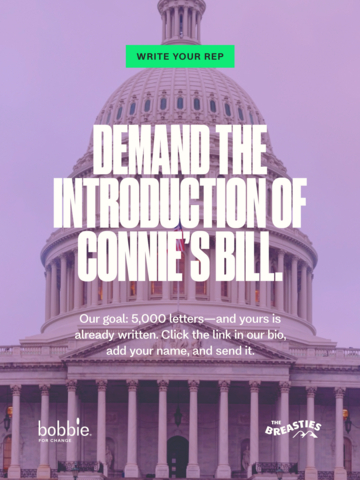 Bobbie for Change and The Breasties Lobby for Introduction of 'Connie's Bill' on Capitol Hill After Five-Year Partnership