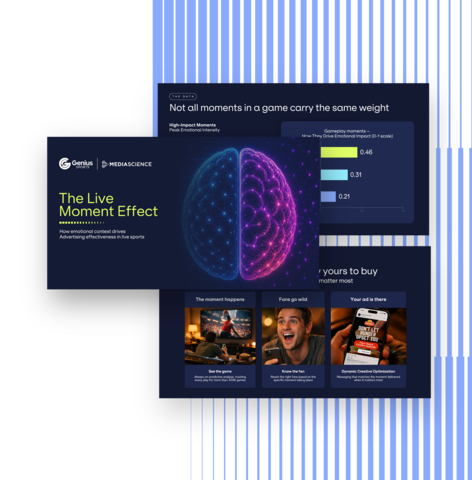 The Live Moment Effect report from Genius Sports and MediaScience.