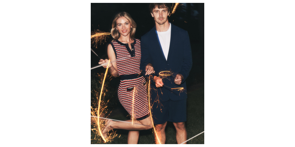 Express Ignites Hot American Summer Campaign Starring Hart Denton and  Elyse Sanvill