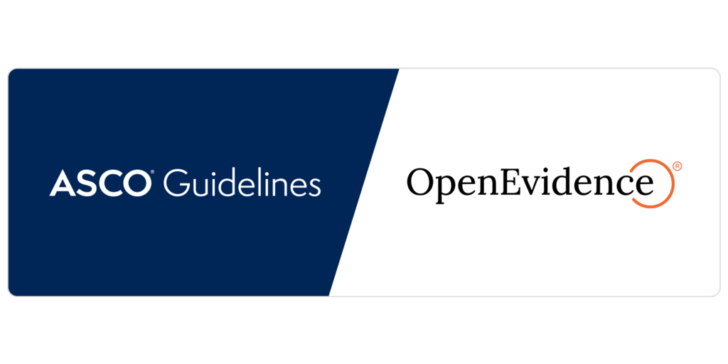 OpenEvidence Integrates ASCO Guidelines, Figures and Flowcharts into Specialty Oncology Model 3 ASCO Guidelines OpenEvidence
