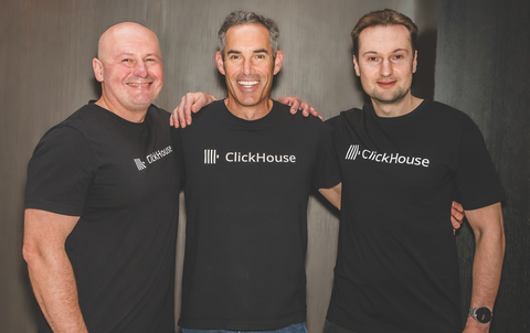 original ClickHouse Co-Founders (left to right): Yury Izrailevsky, Aaron Katz, Alexey Milovidov