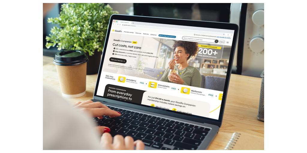 GoodRx Launches GoodRx Companion, a New Subscription Designed to Lower Everyday Healthcare Costs 1