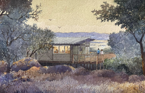 original A rendering of one of the new C4 Foundation bungalows, which are currently under construction and will double the organization’s capacity to serve active-duty Navy SEALs