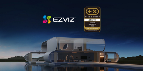 original EZVIZ has been recognised as the Design Innovator 2026 in smart home technology by the Plus X Award, receiving its third consecutive honor.