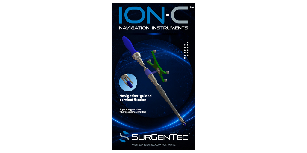 SurGenTec Secures FDA Clearance for ION-C™ - Now Navigation Compatible 1 ion c navigation post v2