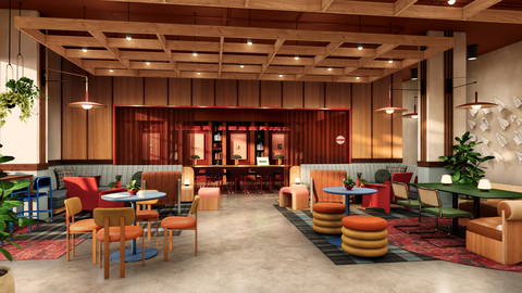 original Undergraduate by Hilton - Lounge Rendering (Photo: Hilton)
