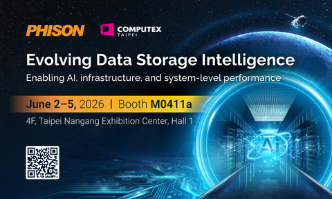original Phison evolving data storage intelligence at COMPUTEX 2026