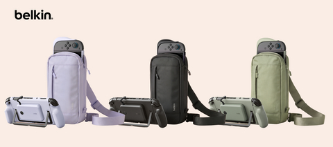 Belkin expande ecossistema de acessórios do Nintendo Switch 2 com novo suporte de carregamento e mochila de transporte