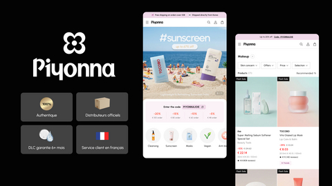 KakaoStyle has officially launched PIYONNA in France, offering a highly curated selection of K-beauty products from South Korea (image: KakaoStyle Corp.)