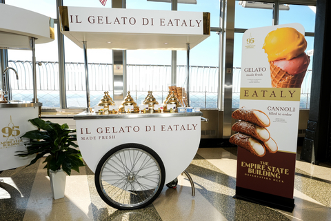 Gelato, cannoli, and tiramisu available on the 86th Floor Observation Deck from June 4 through Aug. 31