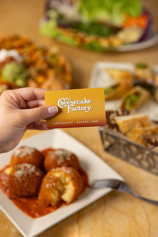The Cheesecake Factory celebrates Father’s Day with a special gift card offer: from June 4 to June 21, 2026, guests who purchase $100 or more in gift cards online in a single transaction will receive a complimentary $20 Bonus Card, redeemable June 22 through July 19, 2026.