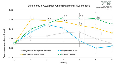 thumbnail Tsuno Rice Fine Chemicals: Differences in Absorption Among Magnesium Supplements