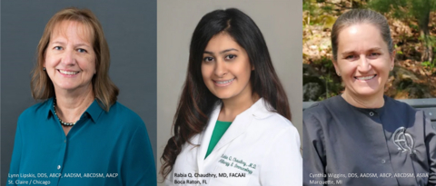 original Dr. Lynn Lipskis, DDS, Dr. Rabia Q. Chaudhry, MD, and Dr. Cynthia M. Wiggins, DDS are the latest sleep specialists to join the Alesis Apnea Network with their locations in Chicago, Boca Raton, and Marquette.
