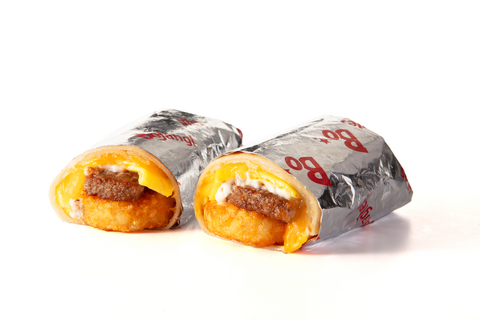 original Bojangles' Breakfast Bo-Rito, available for a limited time only.