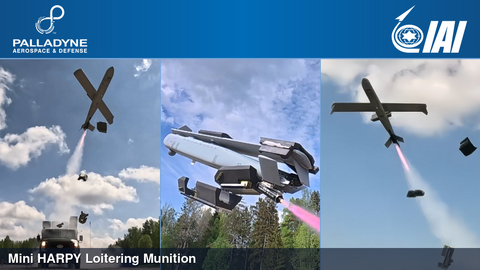 original AI Mini HARPY loitering munition