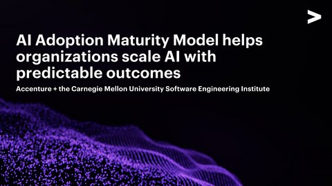 original Accenture and the Carnegie Mellon University Software Engineering Institute (SEI) today launched the AI Adoption Maturity Model, a research-validated framework designed to help organizations move beyond AI experimentation to scale artificial intelligence with measurable, repeatable outcomes.