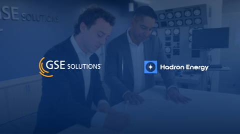 original Hadron Energy Founder & CEO Sam Gibson (left) and GSE Solutions President & CEO Ravi Khanna formalize the companies' simulator alliance at GSE Solutions headquarters