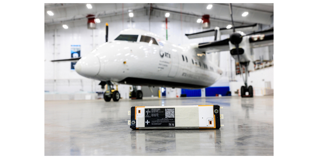 H55 Adagio Battery Modules In Pratt And Whitney Canada Hangar Copyright Rtx
