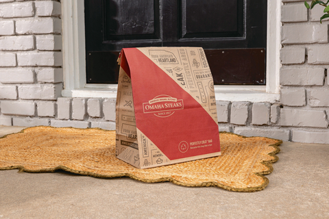 original A Roadie delivery of an Omaha Steaks order
