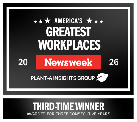 original Ryder is proud to be included in Newsweek’s list of America’s Greatest Workplaces for the third consecutive year.