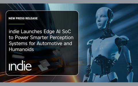 original indie Launches Edge AI SoC to Power Smarter Perception Systems for Automotive and Humanoids