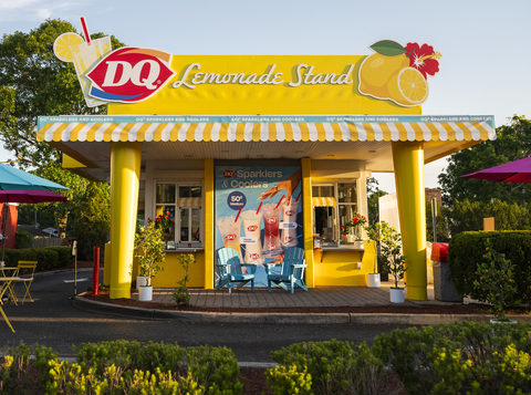 original In honor of DQ Sparklers and DQ Coolers, DQ transformed its Point Pleasant, NJ restaurant into an actual lemonade stand for one day only.