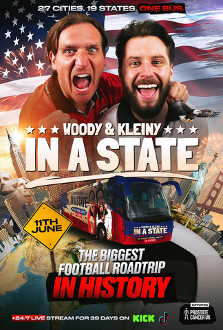 Woody Kleiny's 'In A State' tour brings 39 days, 15,000 miles and nonstop live streaming to the heart of America's biggest soccer summer. Powered by Paysafe and Skrill to connect fans, creators and local businesses in real time.