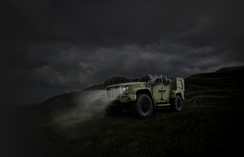 Oshkosh Defense Hybrid Electric Joint Light Tactical Vehicle (eJLTV).