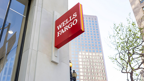 Wells Fargo sign at branch