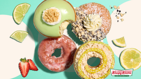 Beginning June 16, guests can embrace the summer with six offerings, including the all-new Original Glazed® Strawberry Cake Doughnut and two new beverages