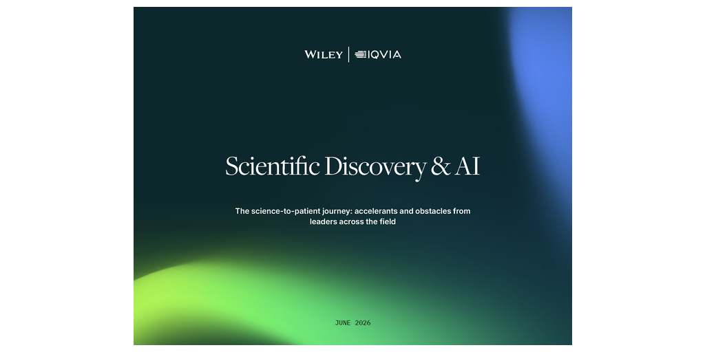 Wiley and IQVIA Release Cross-Sector Report on AI’s Promise and Pressure Points Across Healthcare Value Chain 1 Wiley Summit Impact Report Design Cover