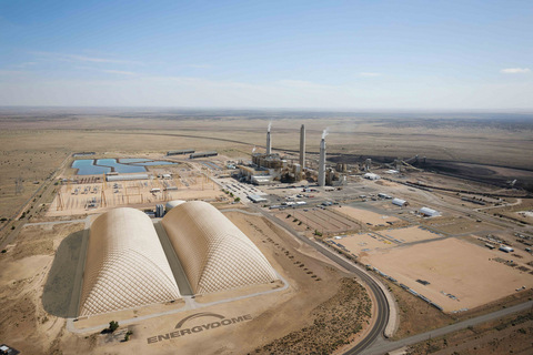 thumbnail Image: Rendering of Energy Dome’s energy storage system located at the Coronado Generating Station site