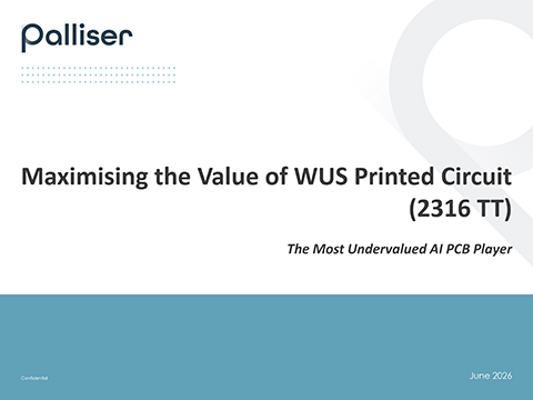 original Maximising the Value of WUS Printed Circuit (2316 TT) The Most Undervalued AI PCB Player