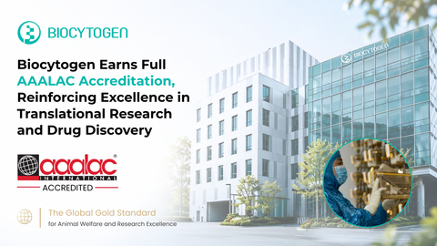original Biocytogen Earns Full AAALAC Accreditation, Reinforcing Excellence in Translational Research and Drug Discovery