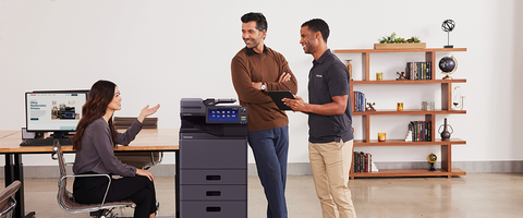 original Toshiba America Business Solutions equipa a organizaciones de todos los tamaños con impresoras multifunción (MFP) robustas que incorporan funciones avanzadas de seguridad y conectividad en la nube para optimizar los flujos documentales actuales.