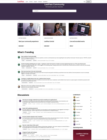 original LastPass Community Find solutions, get advice, help others.
