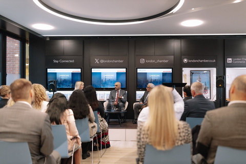 H.E. Mohammad Ali Rashed Lootah addresses the audience during the event (Photo: AETOSWire)
