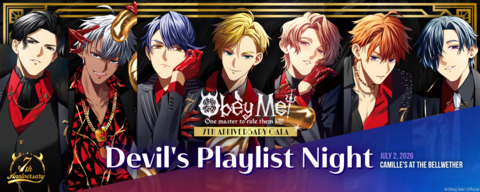 original NTT Solmare to Host Obey Me! 7th Anniversary Music Event Devil's Playlist Night in Los Angeles; Tickets Now on Sale