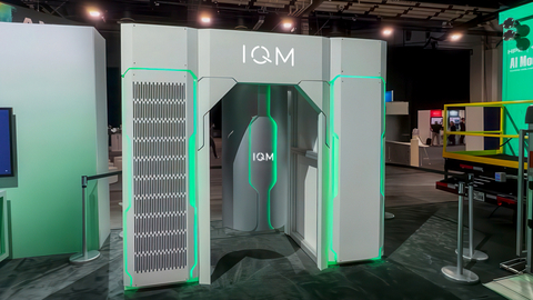 original IQM Radiance quantum computer at HPE Discover Las Vegas 2026