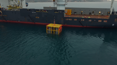 original Flocean One subsea desalination pod is deployed off the coast of Norway.