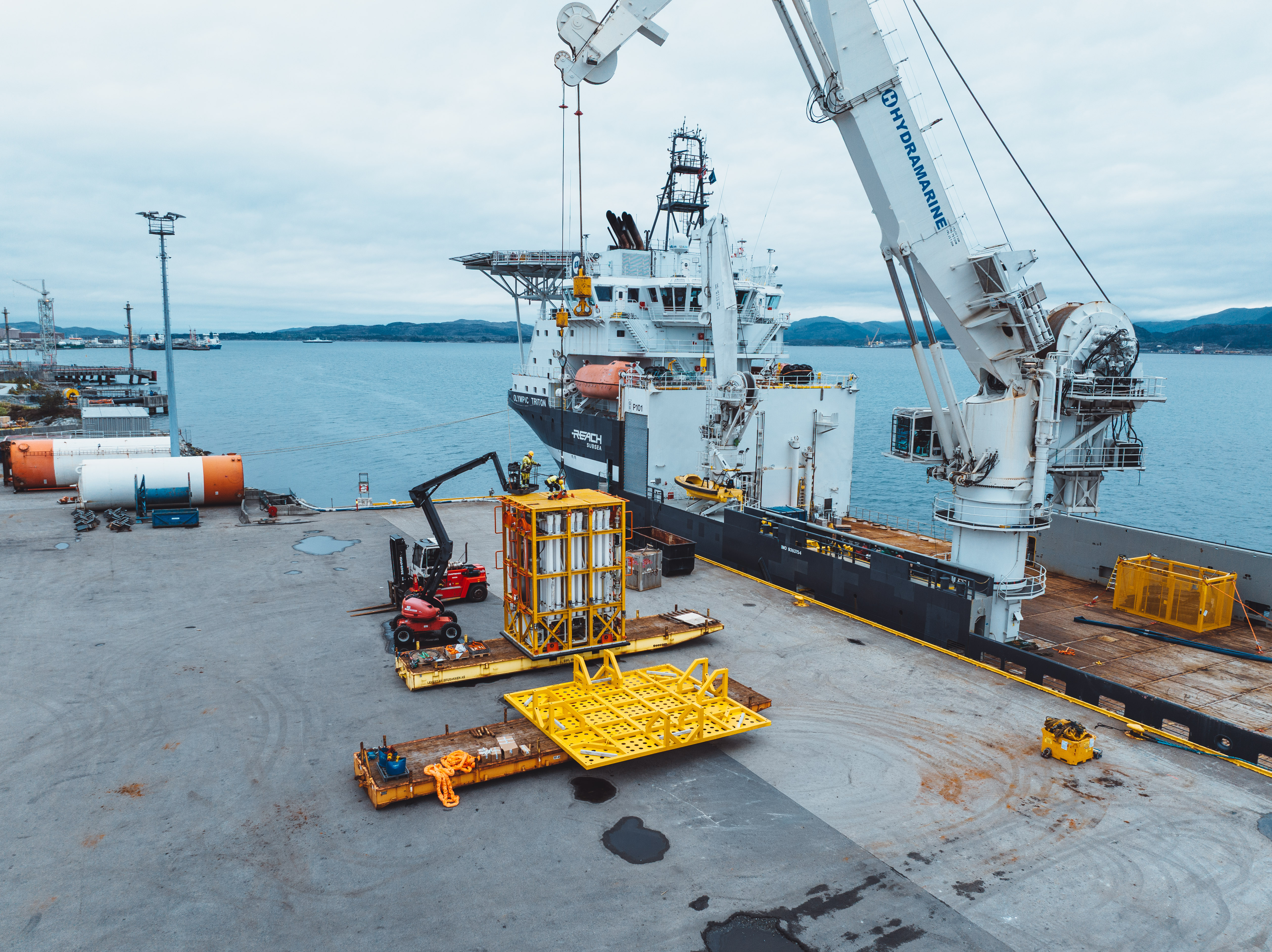 Flocean One subsea desalination pod is deployed off the coast of Norway.