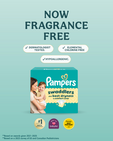 original Pampers Swaddlers is Fragrance Free