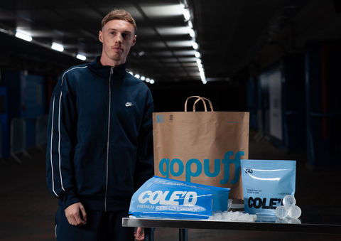 original Cole Palmer and Gopuff today announced the launch of “COLE’D,” a new line of premium ice products designed to elevate everyday moments, available exclusively on Gopuff.
